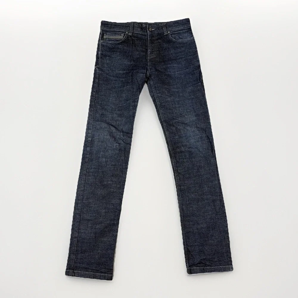 Prana Jeans Mens 31x34 Dark Blue Slim Fit Stretch Denim‎ Pants